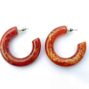 Resin Hoop EarRings